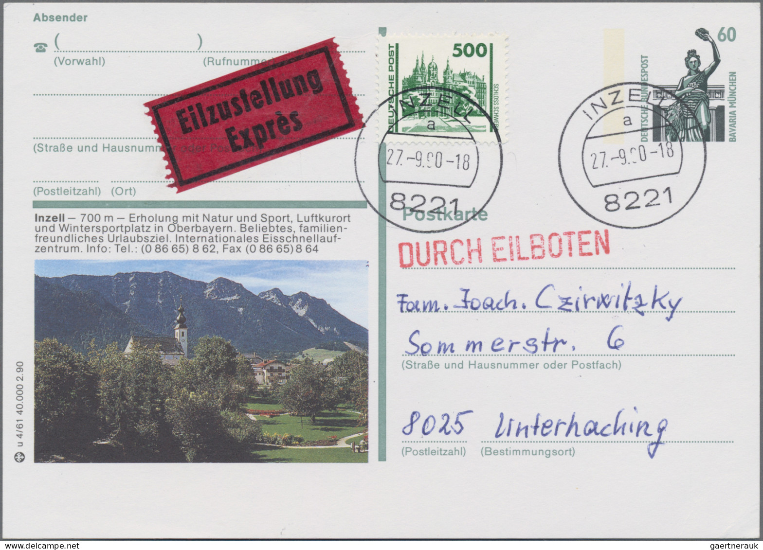 Bundesrepublik - Besonderheiten: 1990/1991, Deutsche Einheit, Vielseitige Sammlu - Sonstige & Ohne Zuordnung