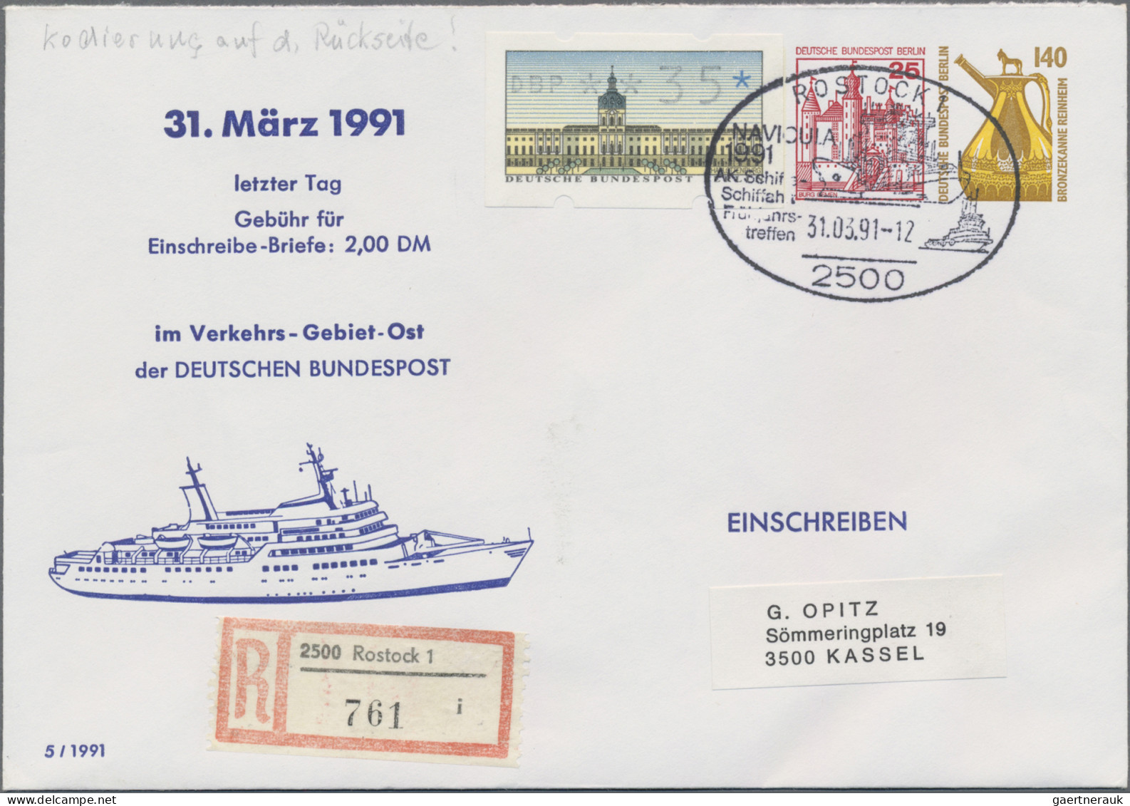 Bundesrepublik - Besonderheiten: 1990/1991, Deutsche Einheit, Vielseitige Sammlu - Other & Unclassified