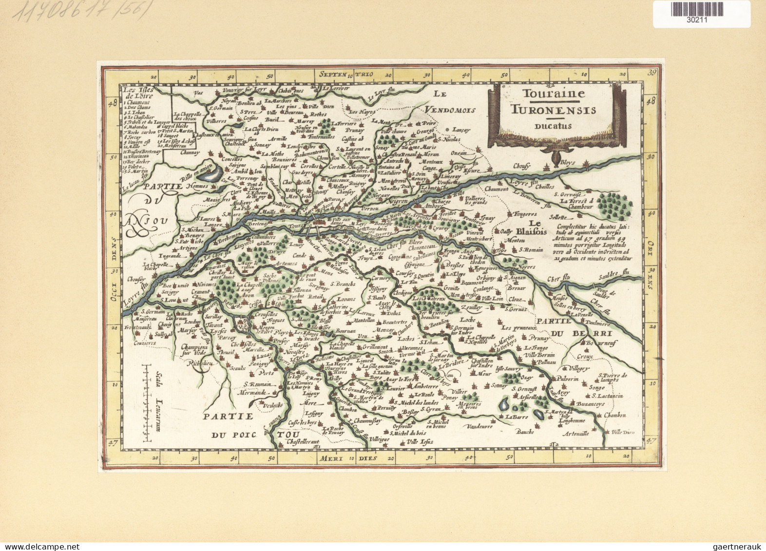 Landkarten und Stiche: 1580/1820 (ca). Bestand von über 130 alten Landkarten, me