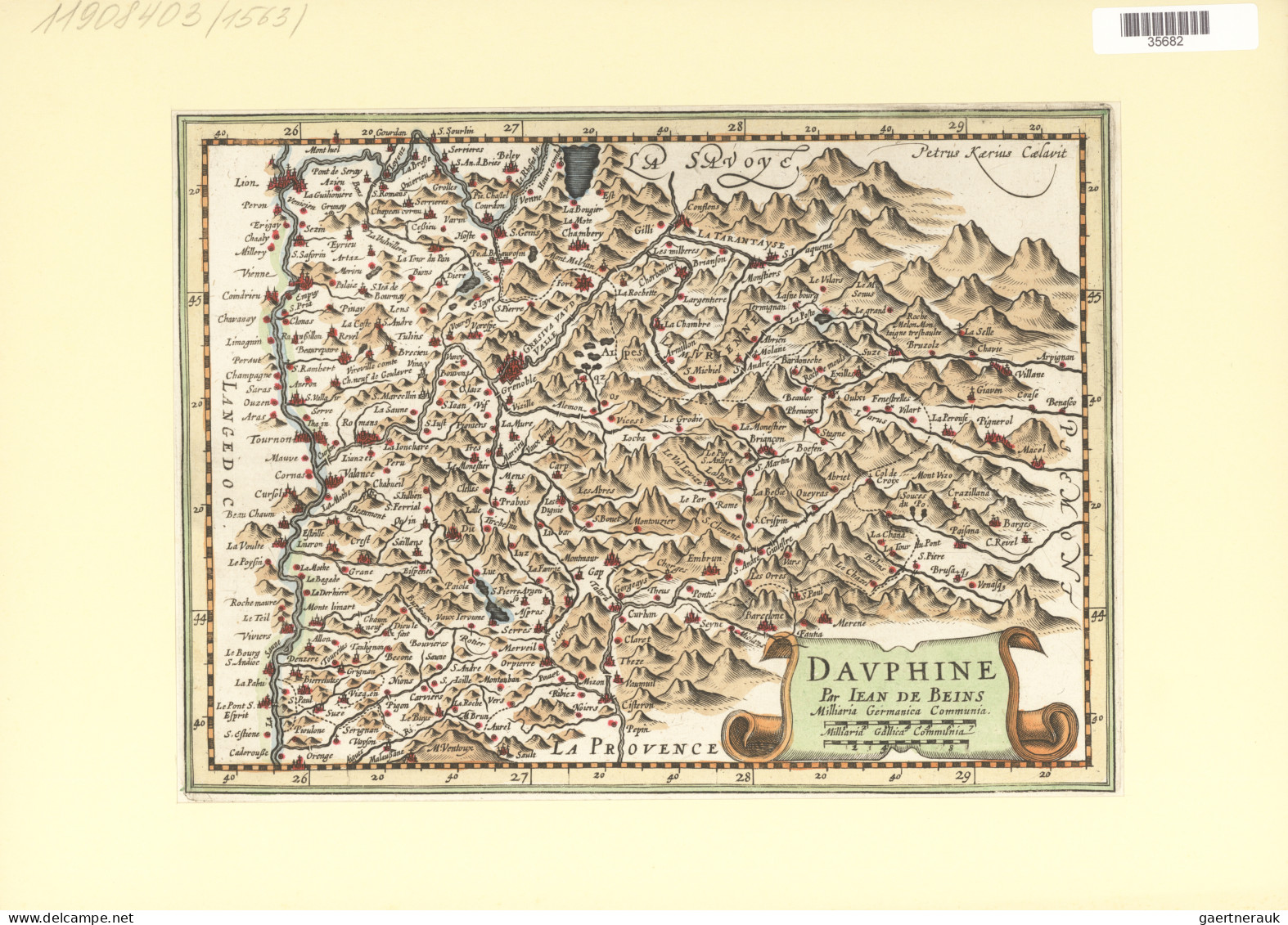 Landkarten und Stiche: 1580/1820 (ca). Bestand von über 130 alten Landkarten, me