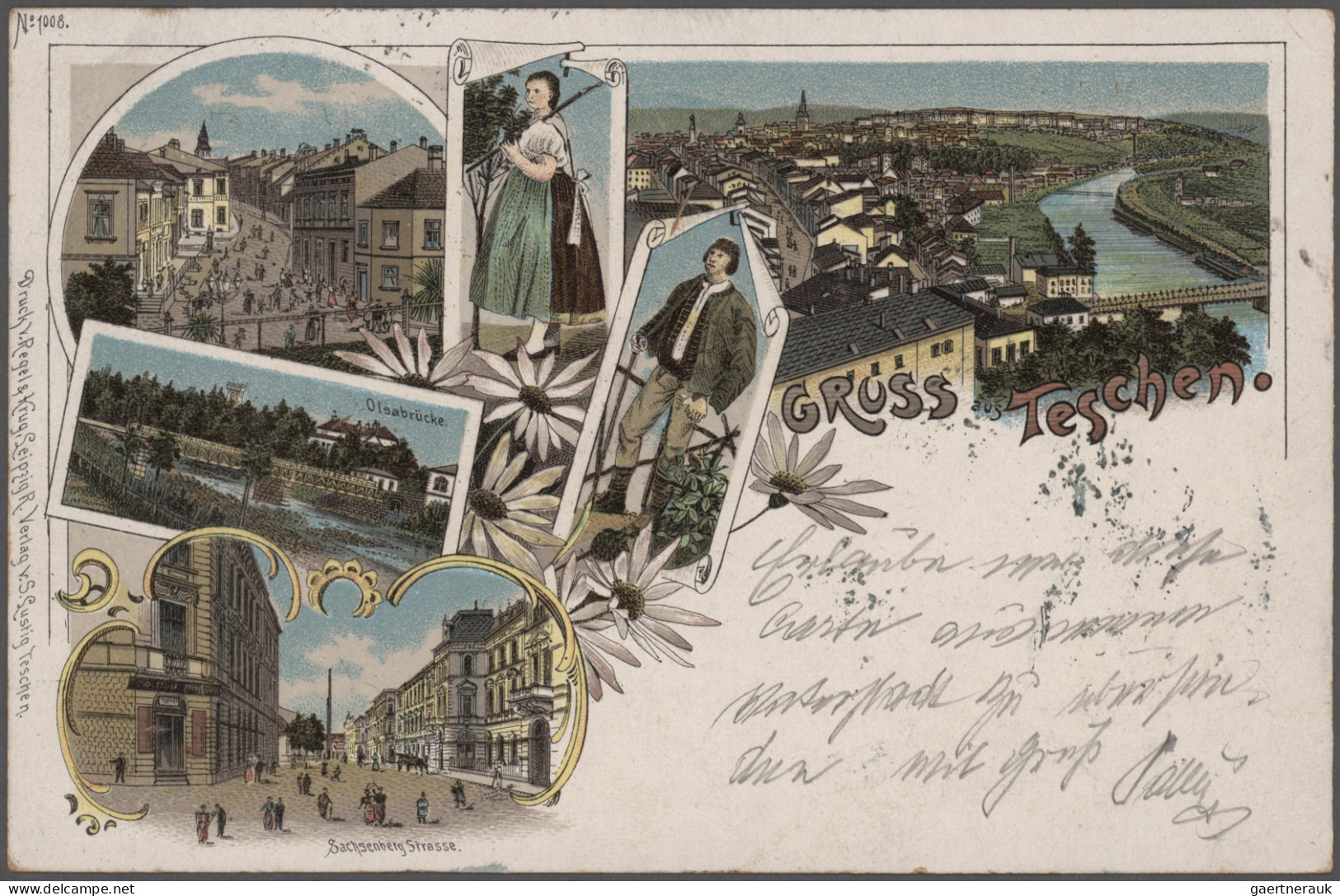 Ansichtskarten: Alle Welt: Tschechoslowakei: 1898/1917 (ca.), Deutsch-Böhmen, Sa