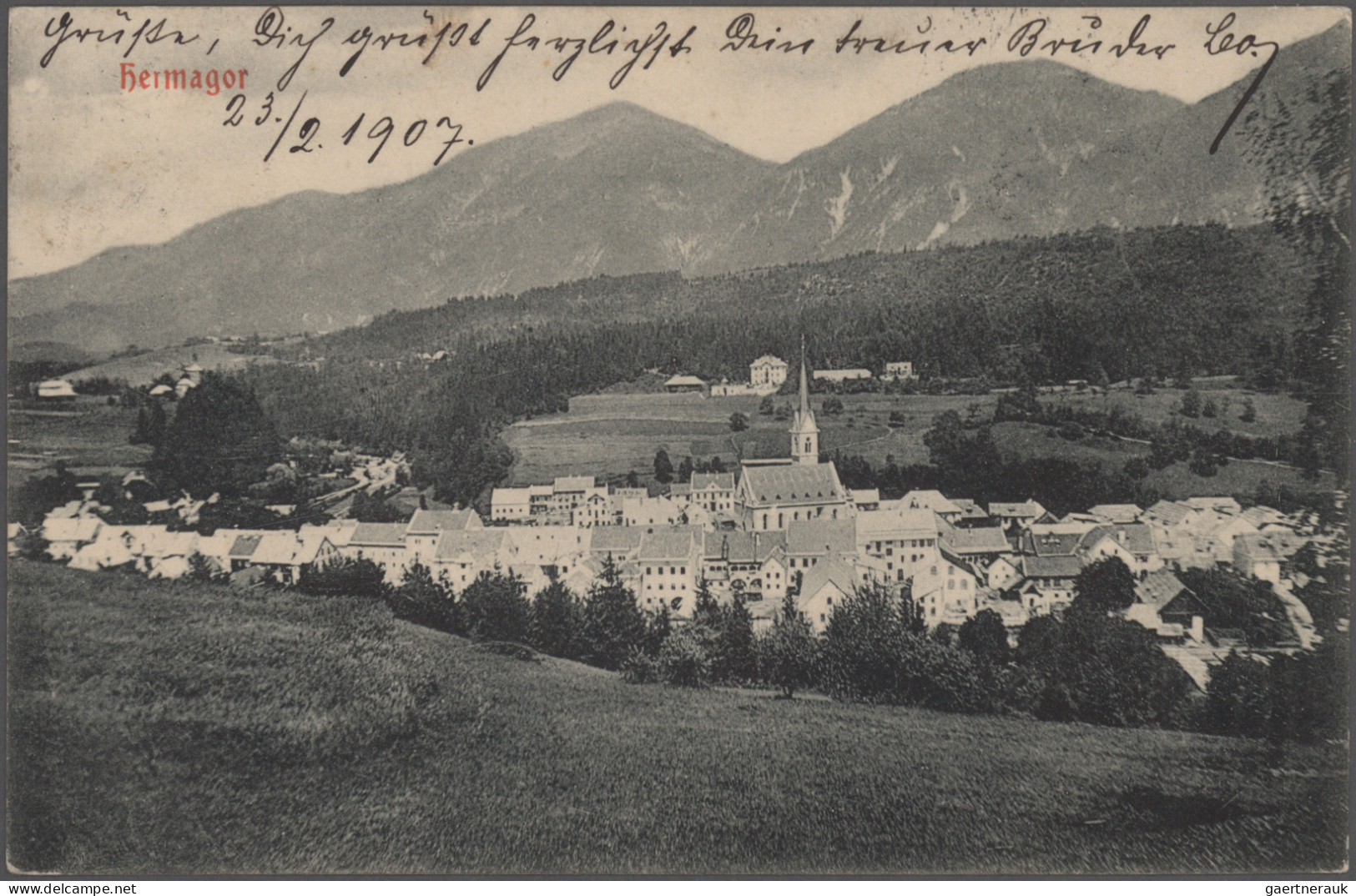 Ansichtskarten: Österreich: 1898/1940 (ca.), Partie von ca. 97 alten Topographie