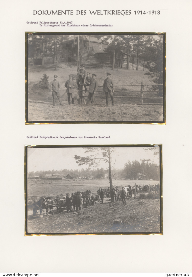 Ansichtskarten: Deutschland: 1914/18 (ca.), I. WELTKRIEG: Interessante Sammlung - Sonstige & Ohne Zuordnung