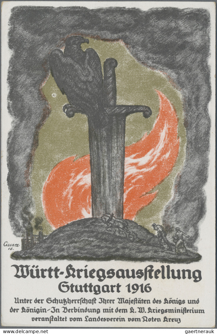 Ansichtskarten: Baden-Württemberg: 1896/1950 (ca.), vielseitige Partie von ca. 2