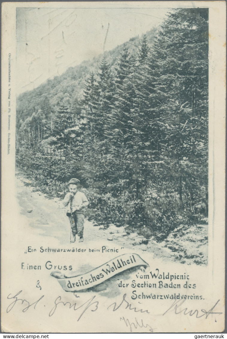 Ansichtskarten: Baden-Württemberg: 1897/1900, Lot Mit 15 Verschiedenen Ansichtsk - Other & Unclassified