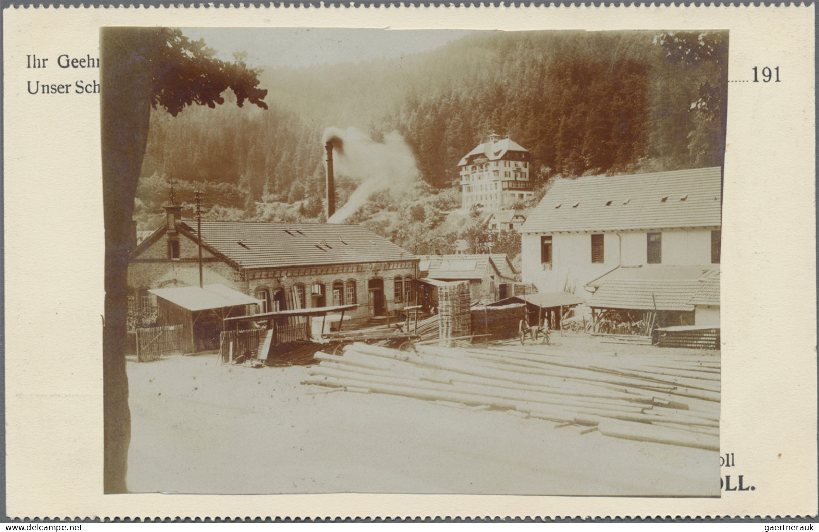 Ansichtskarten: Baden-Württemberg: 1900/1940 (ca.), (Bad) Liebenzell/Möttlingen/ - Other & Unclassified