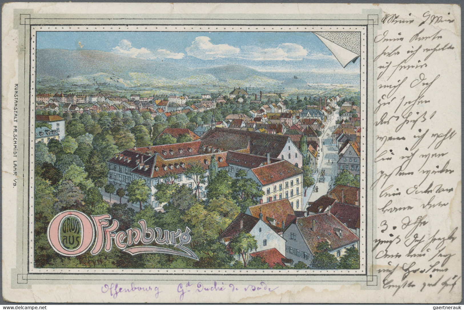 Ansichtskarten: Baden-Württemberg: BADEN-WÜRTTEMBERG, umfangreicher Posten mit c