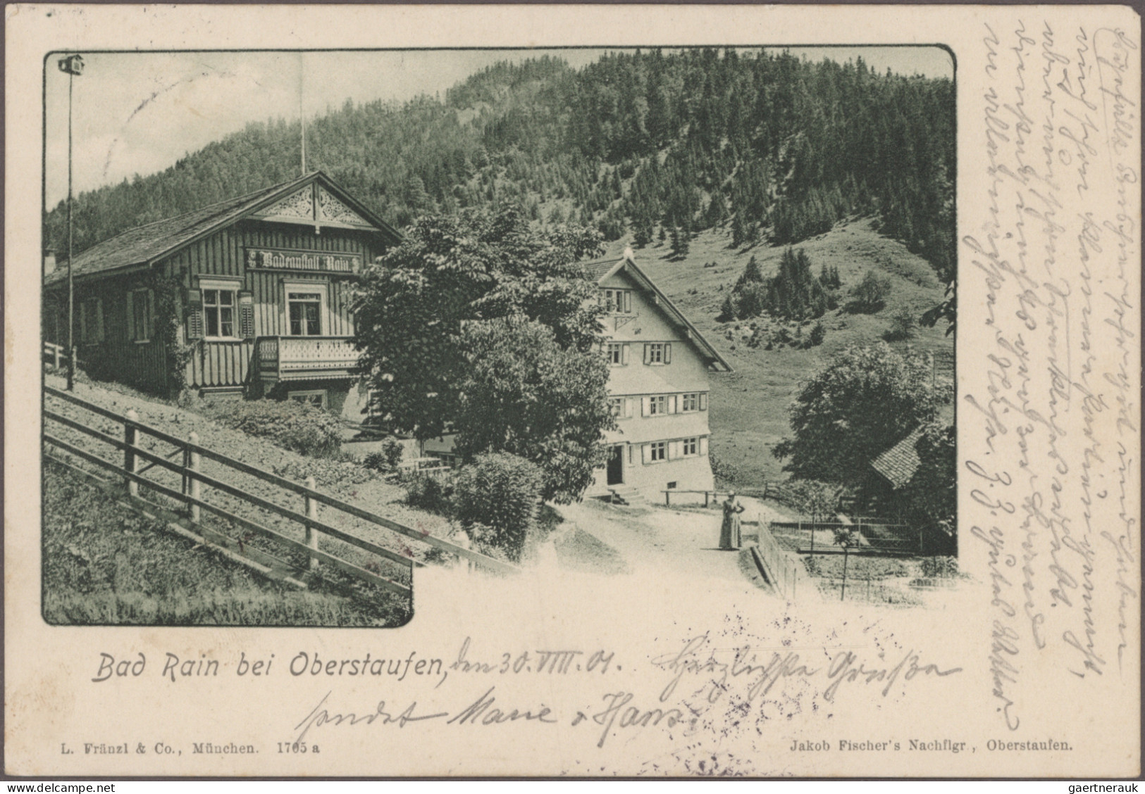 Ansichtskarten: Bayern: BAYERN, große Schachtel mit ca. 240 alten Ansichtskarten