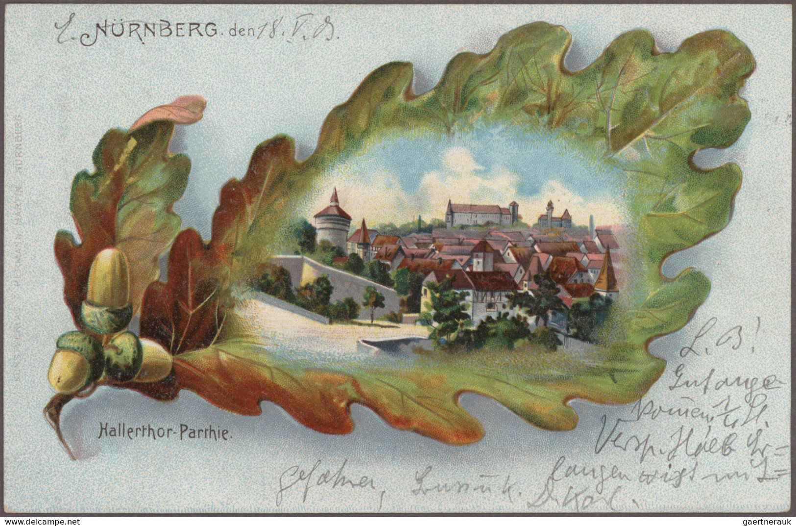 Ansichtskarten: Bayern: NÜRNBERG: Ca. 1903/56, Partie Von Ca. 60 Gebrauchten Und - Sonstige & Ohne Zuordnung
