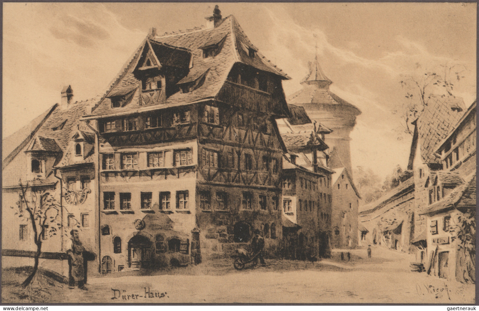 Ansichtskarten: Bayern: NÜRNBERG: Ca. 1903/56, Partie Von Ca. 60 Gebrauchten Und - Otros & Sin Clasificación