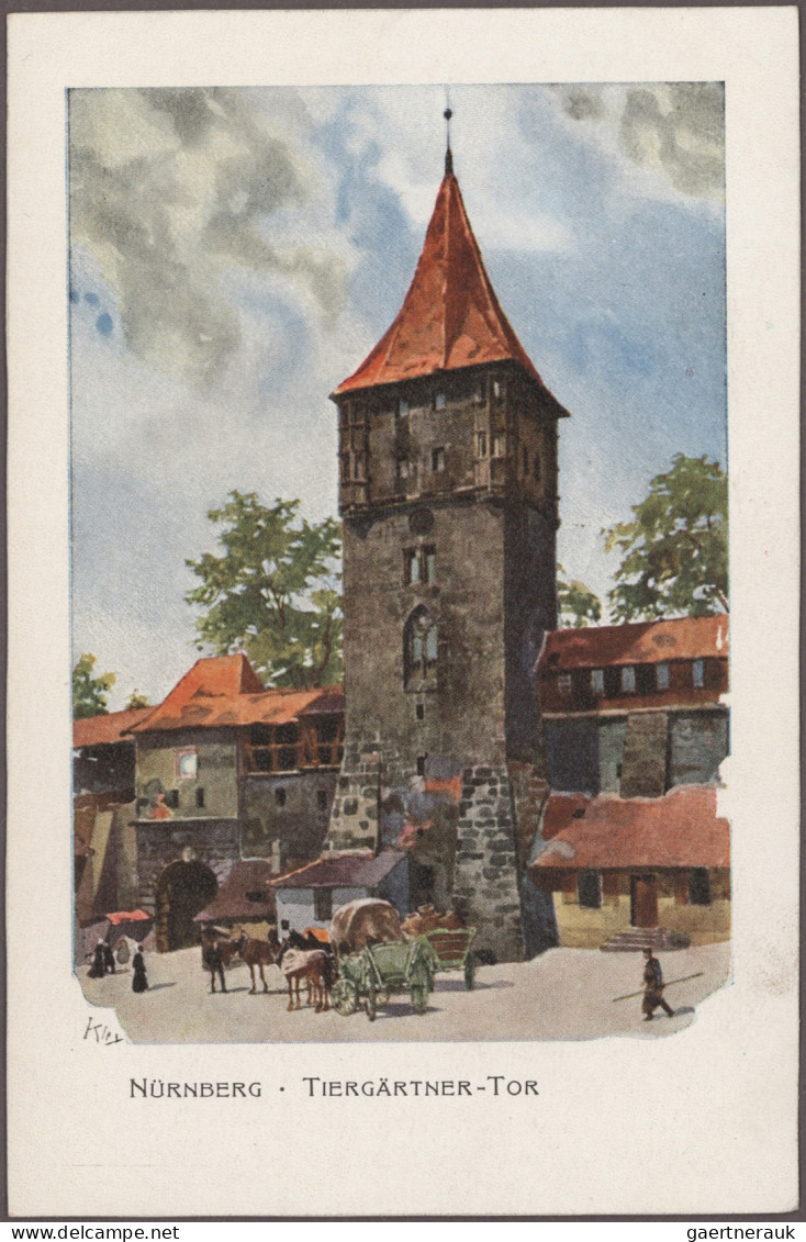 Ansichtskarten: Bayern: NÜRNBERG: Ca. 1903/56, Partie Von Ca. 60 Gebrauchten Und - Autres & Non Classés