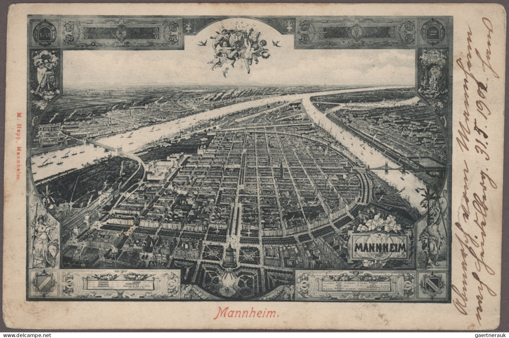 Ansichtskarten: 1890/1940 Ca., Ansichtskartensammlung In 3 Ordnern Mit über 700 - 500 Postkaarten Min.