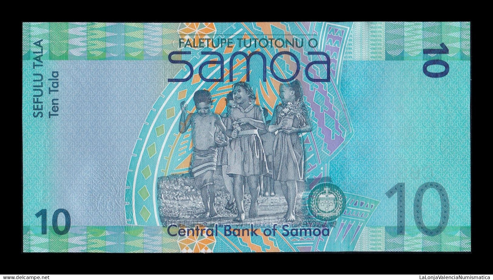 Samoa 10 Tala 2017 Pick 39b Sc Unc - Samoa