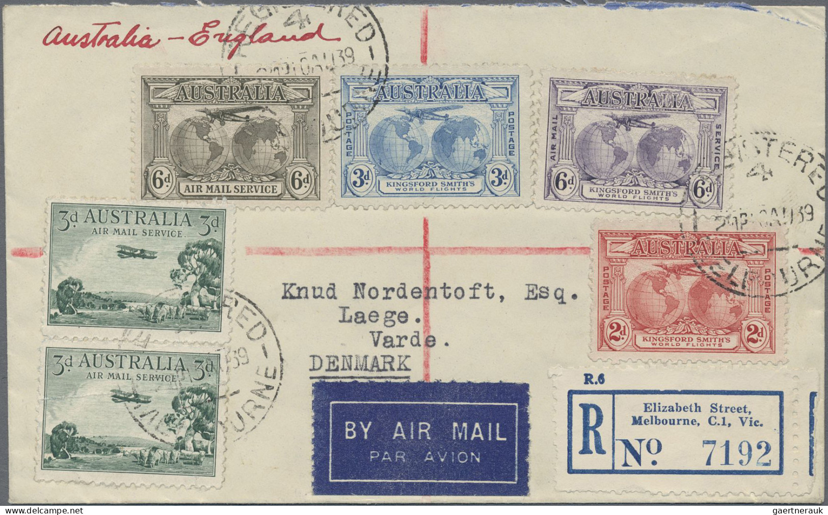 Australia: 1930's/1960's Ca.: 29 Covers, Postcards And Postal Stationery Items F - Collections