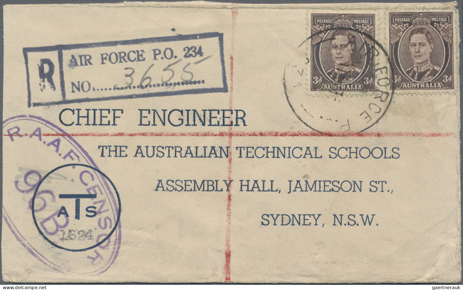 Australia: 1939/1951, Covers (27) With AAPO, AIFFPO, FPO, HM Ship, RAAF Ec. Mili - Sammlungen