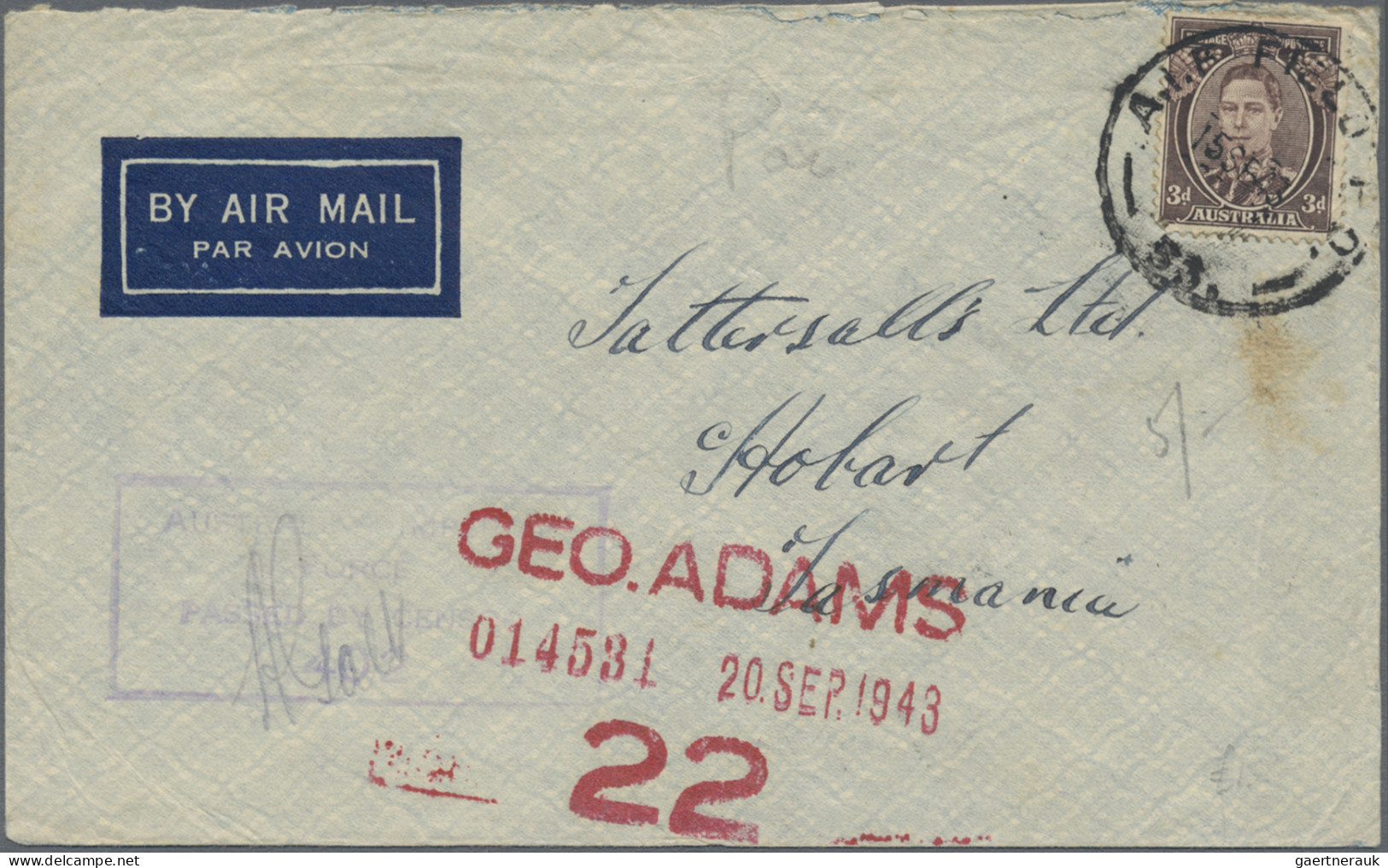 Australia: 1939/1951, covers (27) with AAPO, AIFFPO, FPO, HM ship, RAAF ec. mili