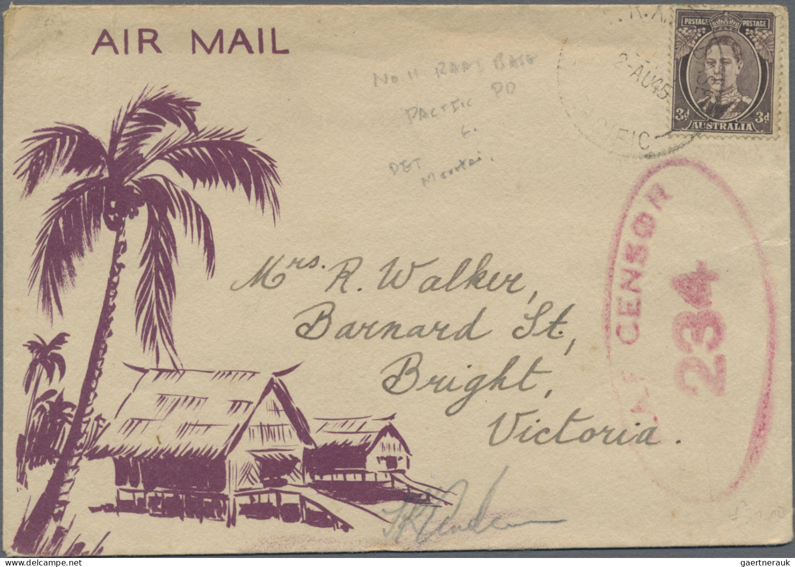 Australia: 1939/1951, covers (27) with AAPO, AIFFPO, FPO, HM ship, RAAF ec. mili