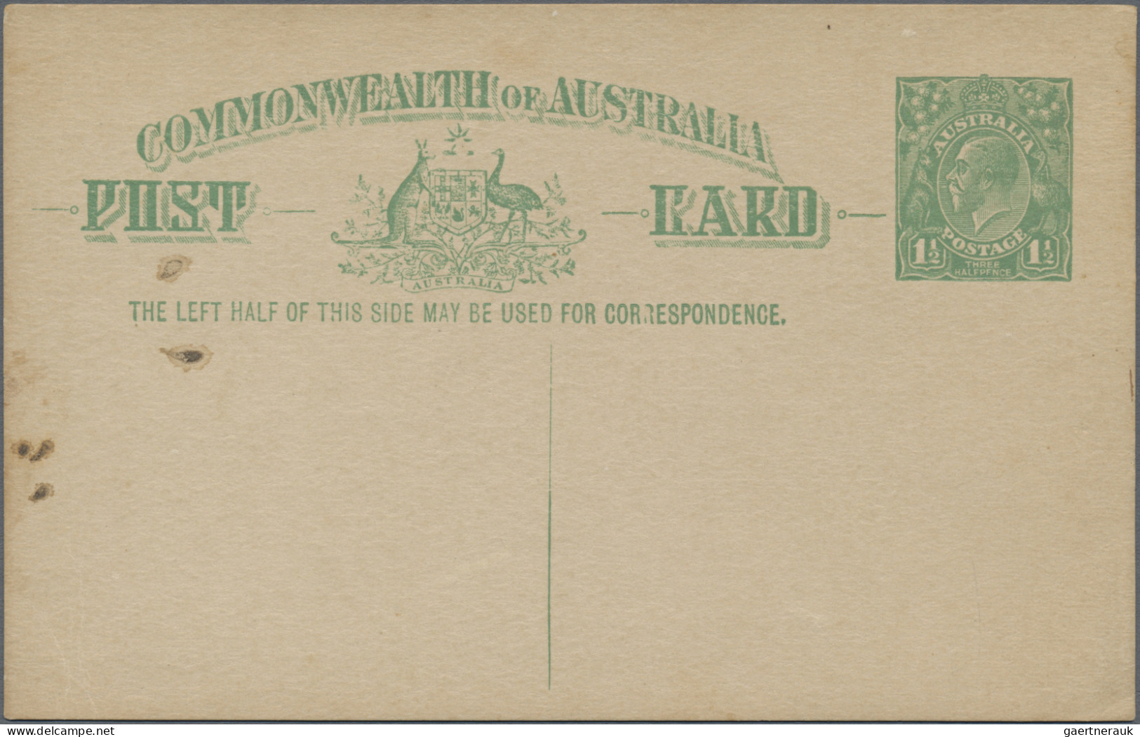 Australia - postal stationery: 1920/1980 (ca.), Australia+some area, balance of