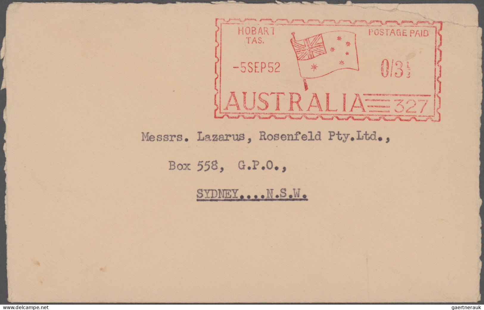 Australia - Specialities: 1901/1952, METER MARKS/FREE FRANKS, Collection Of 55 C - Autres & Non Classés