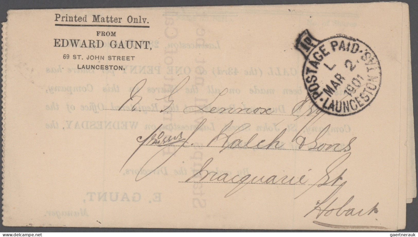 Australia - Specialities: 1901/1952, METER MARKS/FREE FRANKS, Collection Of 55 C - Autres & Non Classés