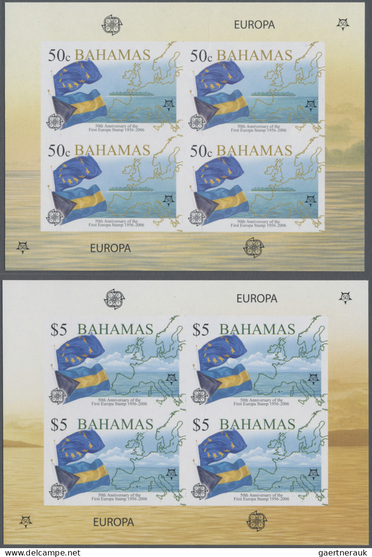 Bahamas: 1999/2013. Collection containing 2956 IMPERFORATE stamps and 34 IMPERFO