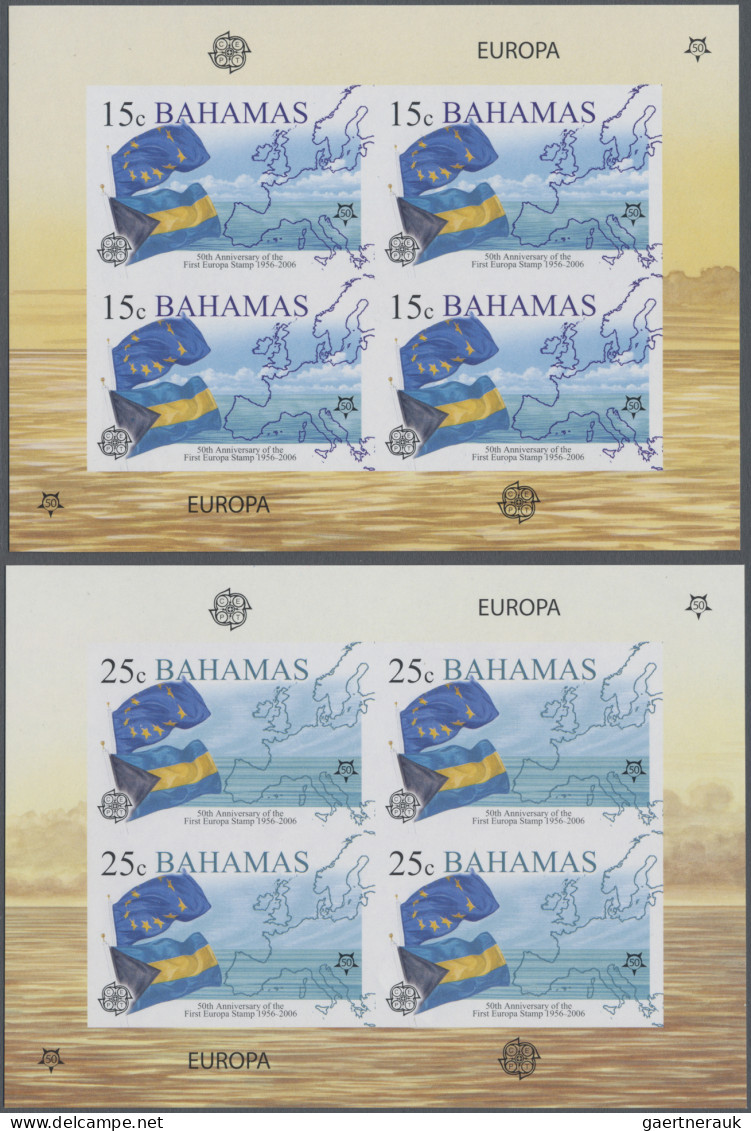 Bahamas: 1999/2013. Collection containing 2956 IMPERFORATE stamps and 34 IMPERFO