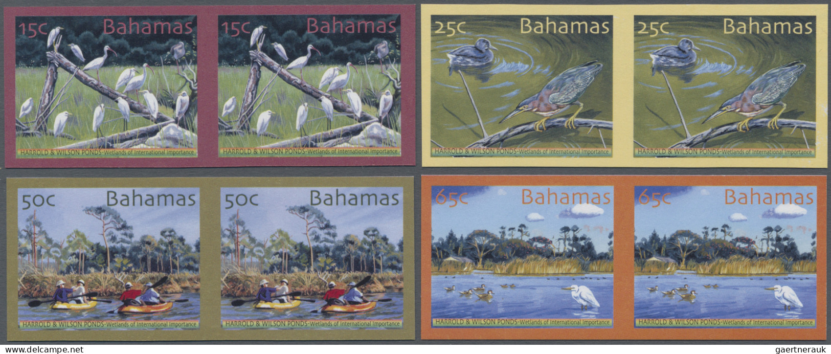 Bahamas: 1999/2013. Collection containing 2956 IMPERFORATE stamps and 34 IMPERFO