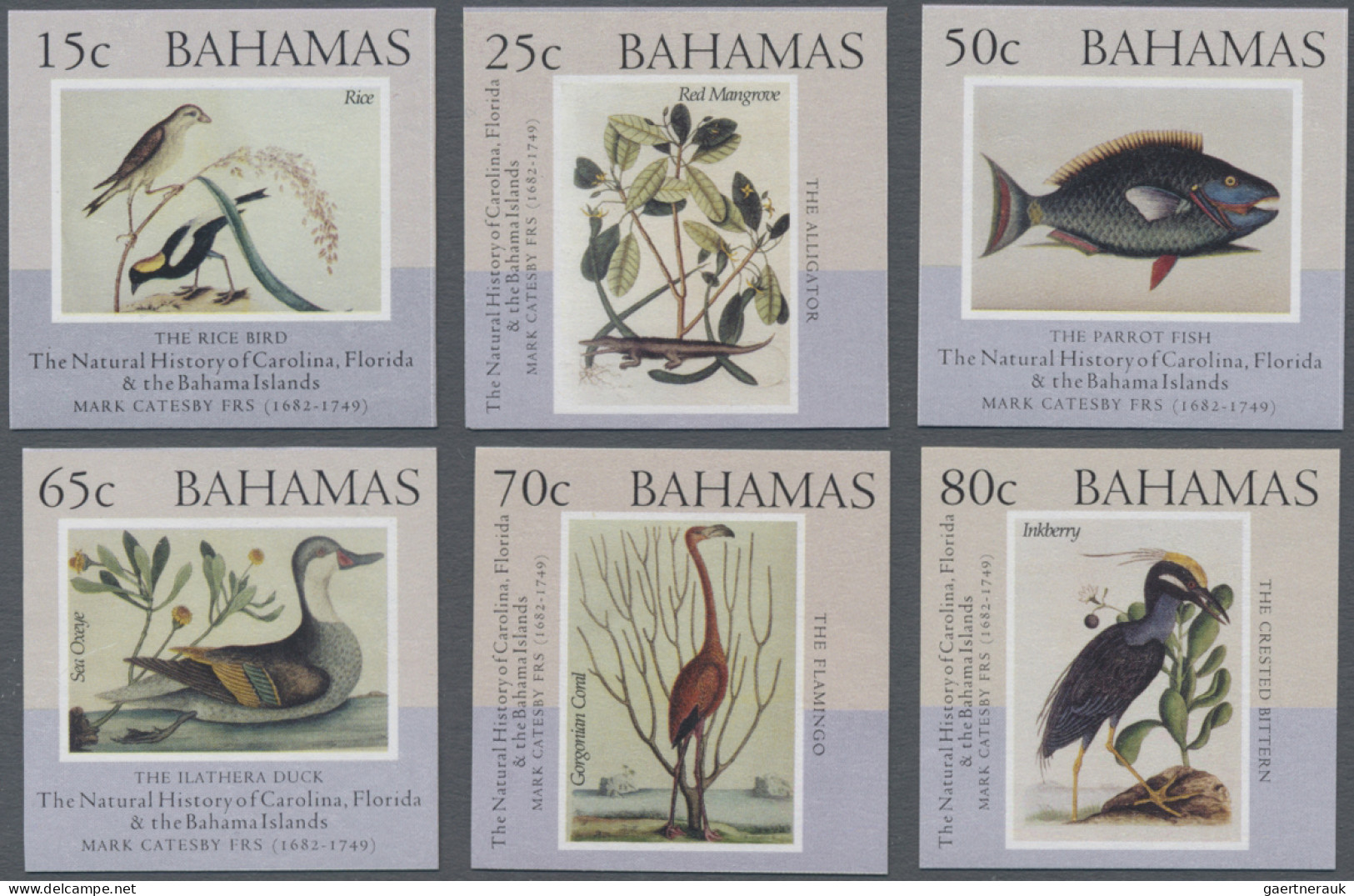 Bahamas: 1999/2013. Collection containing 2956 IMPERFORATE stamps and 34 IMPERFO