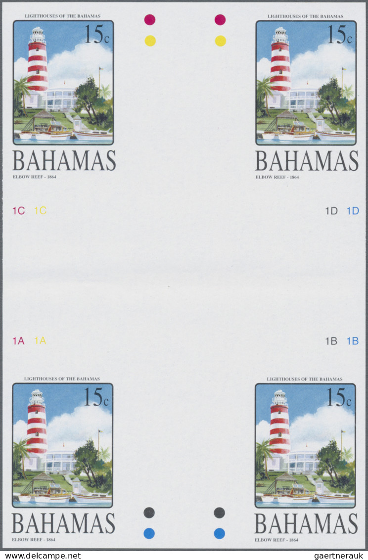 Bahamas: 2002/2006. Collection Containing 1236 IMPERFORATE Stamps (inclusive Som - Bahamas (1973-...)