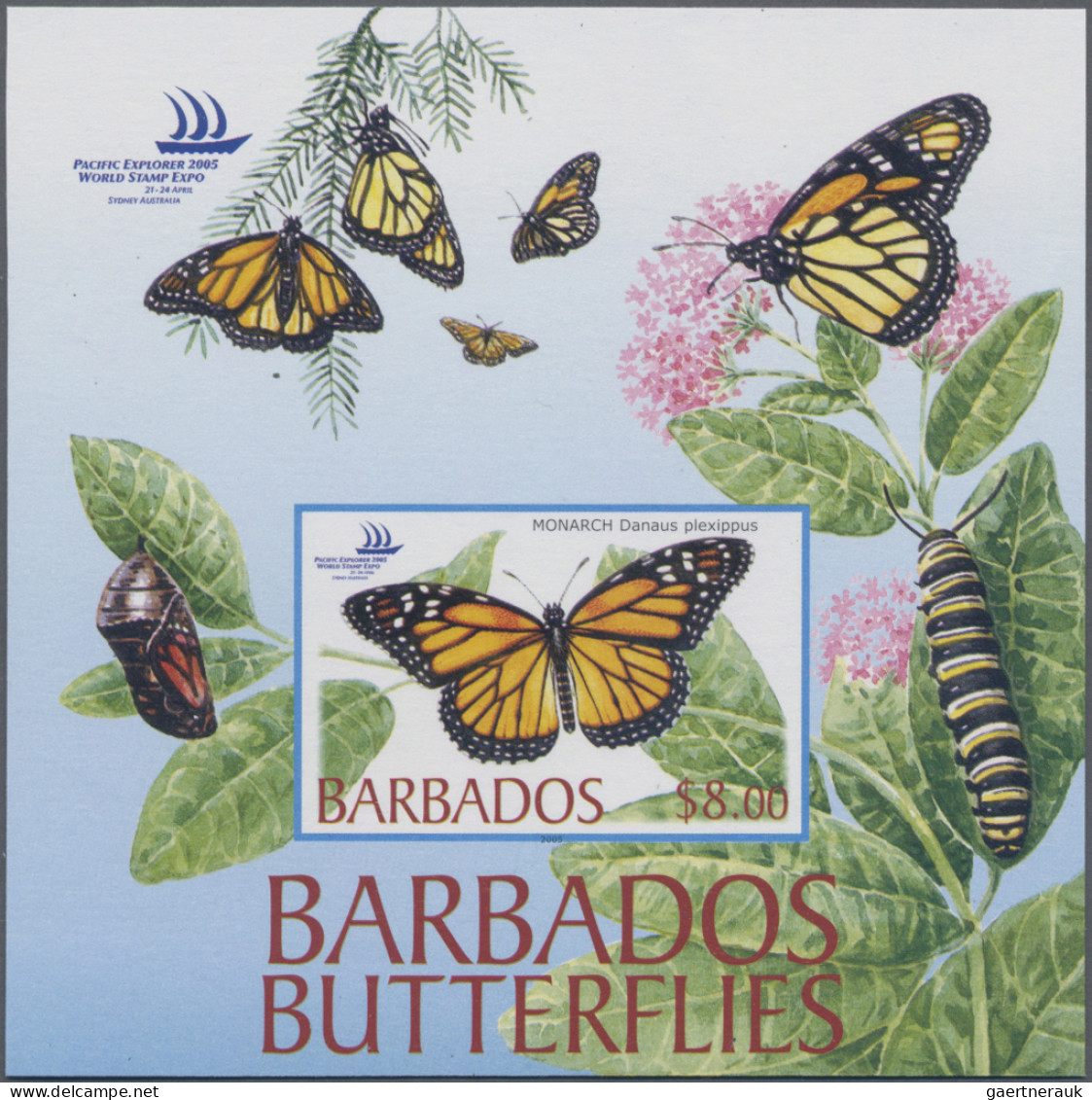 Barbados: 1994/2015 Collection containing 1565 IMPERFORATE stamps (inclusive som