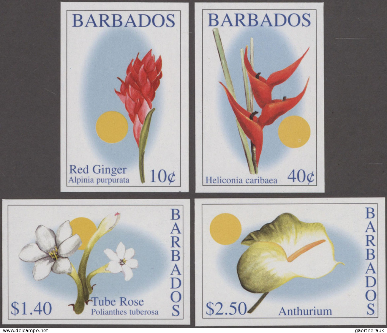 Barbados: 2001/2016. Collection containing 17857 IMPERFORATE stamps and 37 IMPER