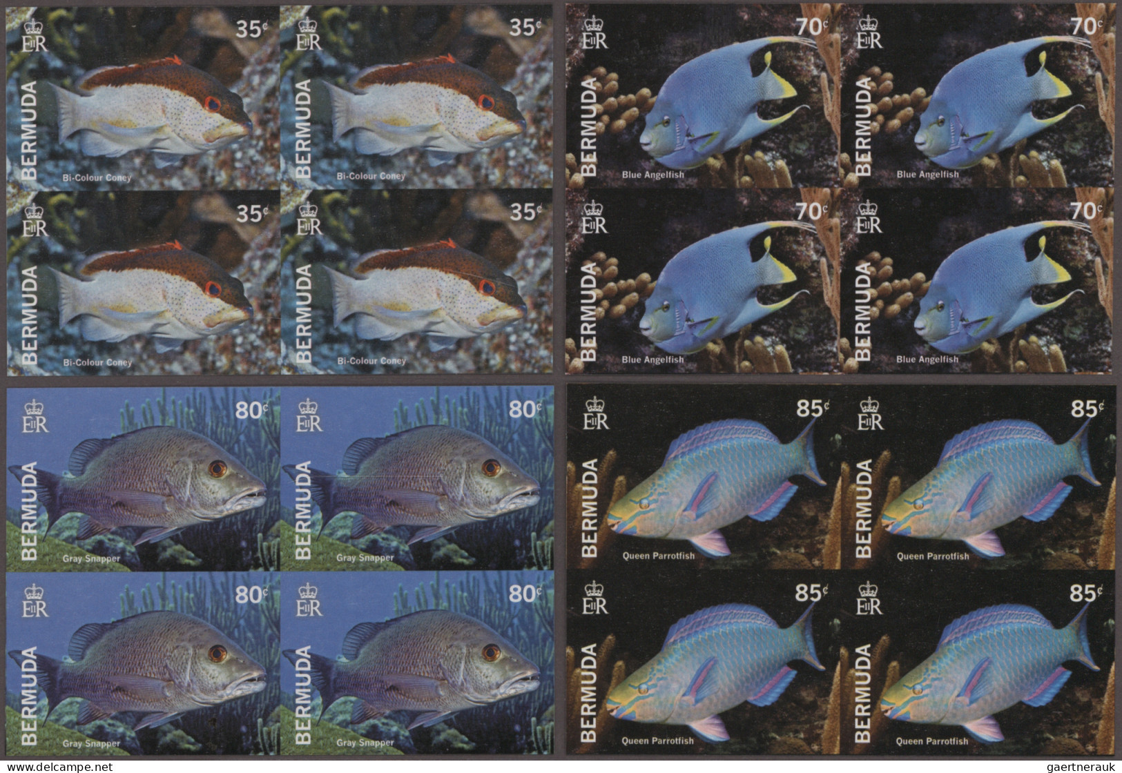 Bermuda: 2001/2015. Collection Containing 2485 IMPERFORATE Stamps (inclusive Man - Bermudes