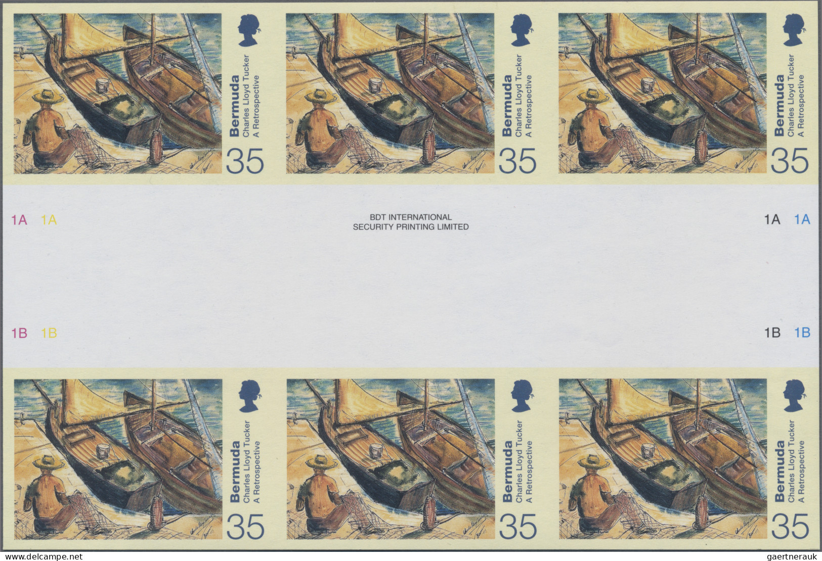 Bermuda: 2001/2015. Collection containing 2485 IMPERFORATE stamps (inclusive man