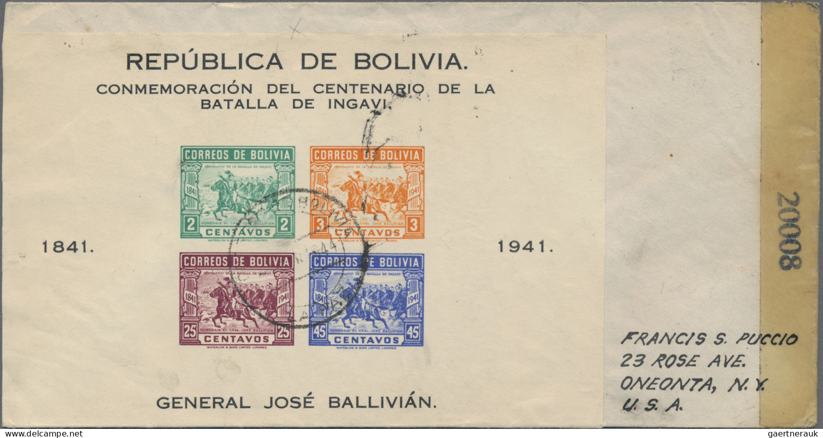 Bolivia: 1890/1960 (ca.), assortment of 36 covers/cards incl. (uprated) statione