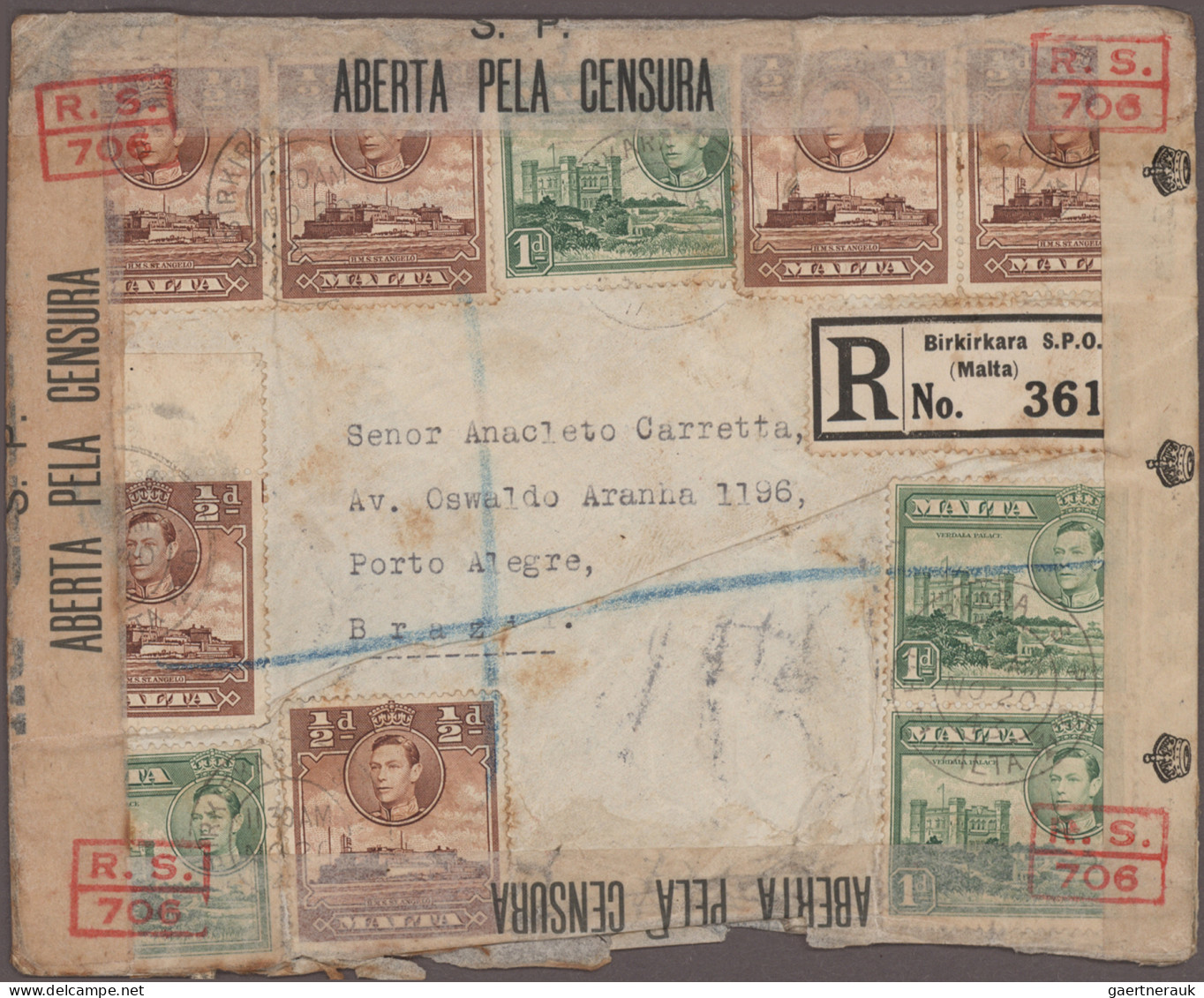 Brazil: 1830/1980 (ca.), sophisticated balance of mainly covers/cards (from some