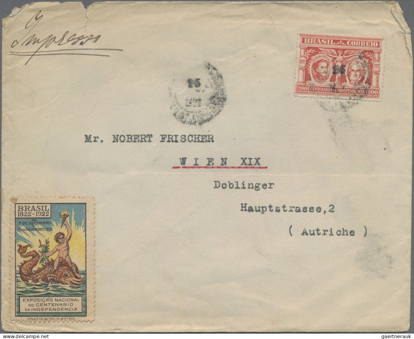 Brazil: 1890/1990 (ca.), Assortment Of Nearly 100 Covers/cards/stationeries, Usu - Covers & Documents