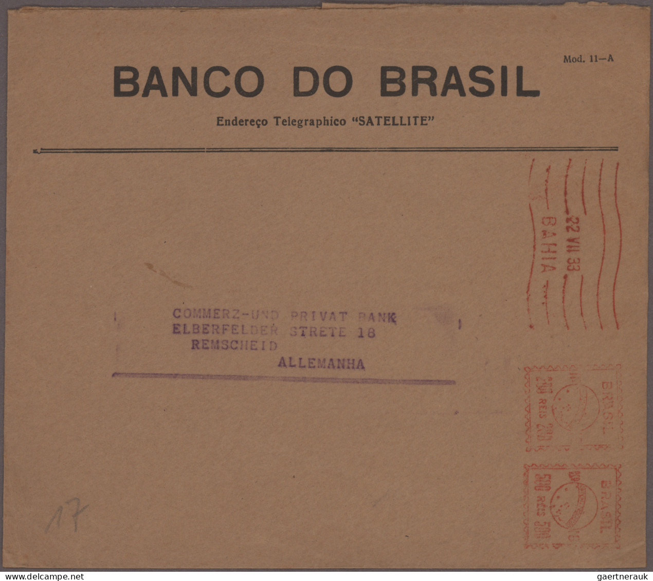 Brazil: 1928/1977, METER MARKS, Assortment Of Apprx. 93 Commercial Covers Mainly - Brieven En Documenten