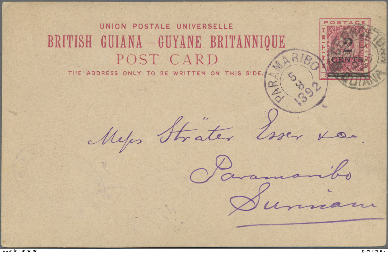 British Guiana - Postal Stationery: 1879/1900's: Collection Of 47 Postal Station - British Guiana (...-1966)