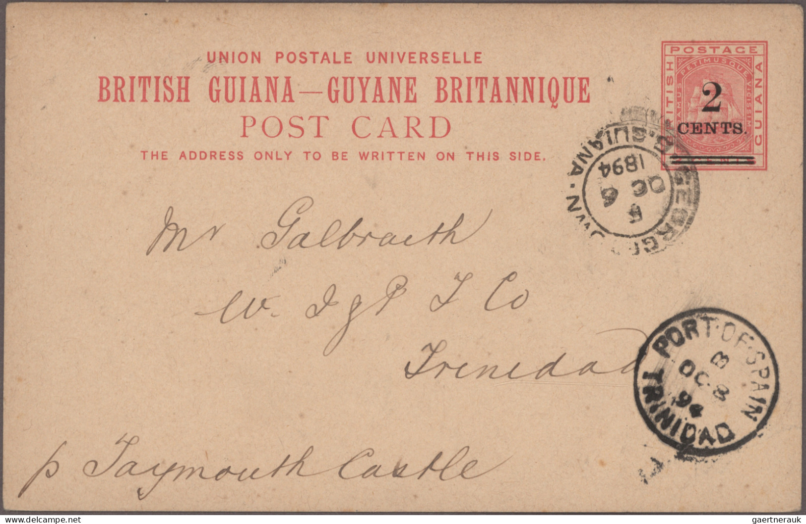 British Guiana - Postal Stationery: 1879/1923 Collection Of About 120 Postal Sta - Britisch-Guayana (...-1966)