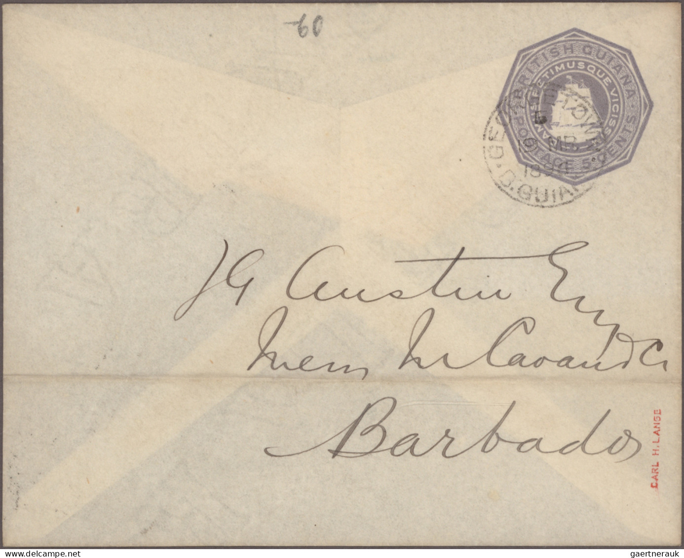 British Guiana - postal stationery: 1879/1923 Collection of about 120 postal sta