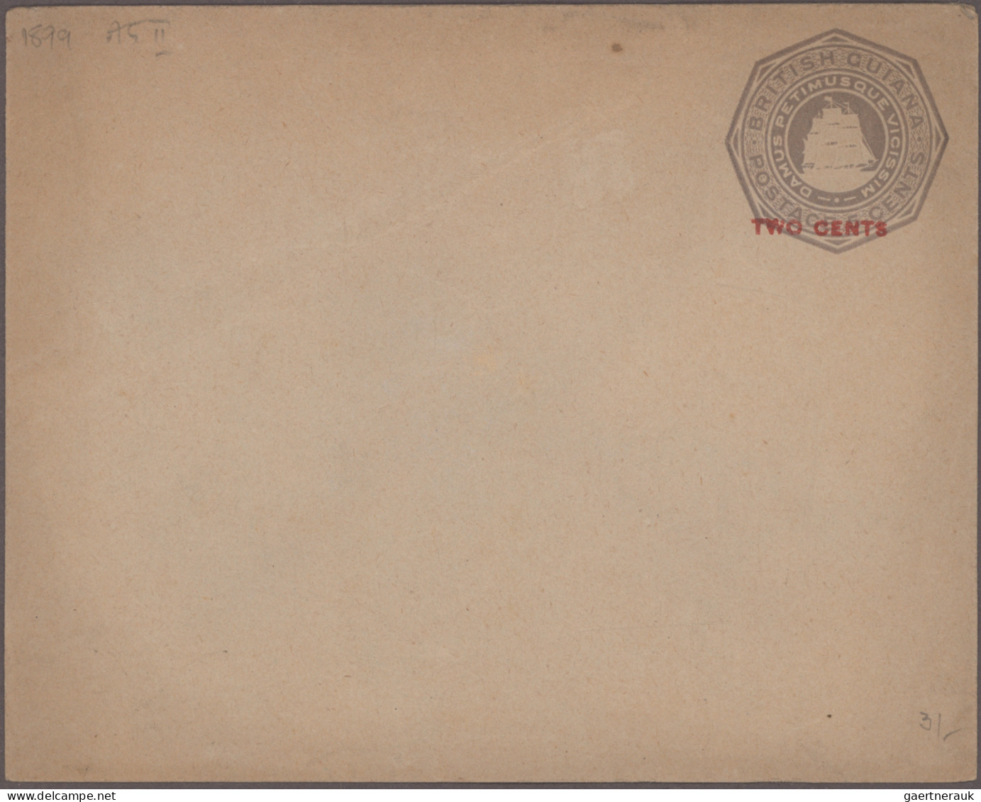 British Guiana - postal stationery: 1879/1923 Collection of about 120 postal sta