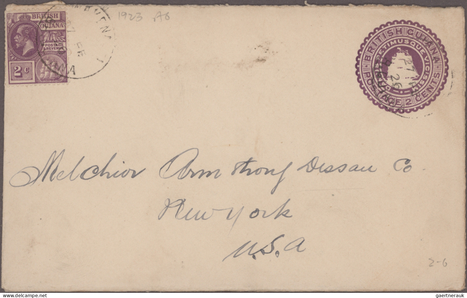 British Guiana - postal stationery: 1879/1923 Collection of about 120 postal sta