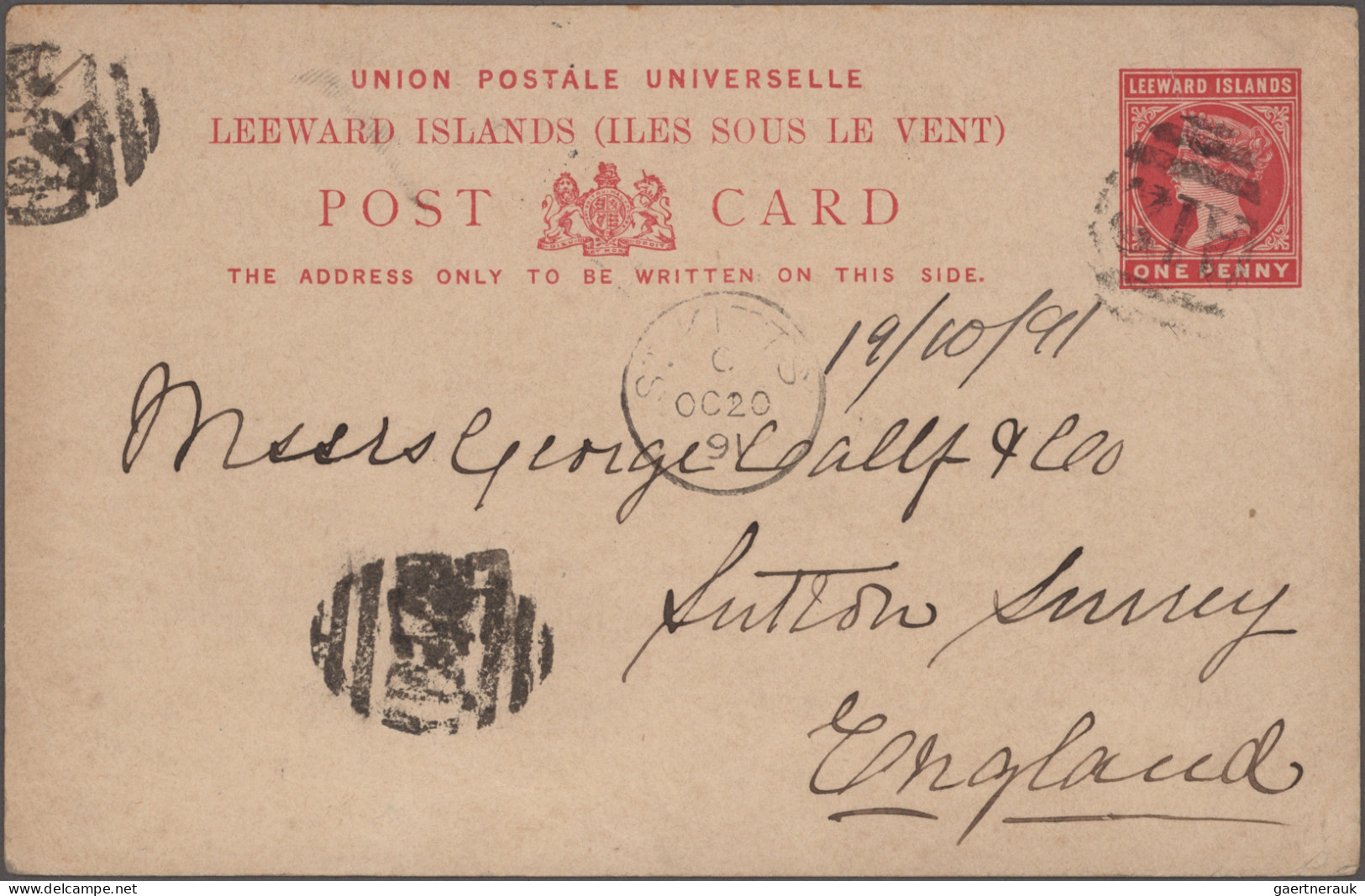 British Honduras - Postal Stationery: 1891/1911 Eight Postal Stationery Cards Us - British Honduras (...-1970)