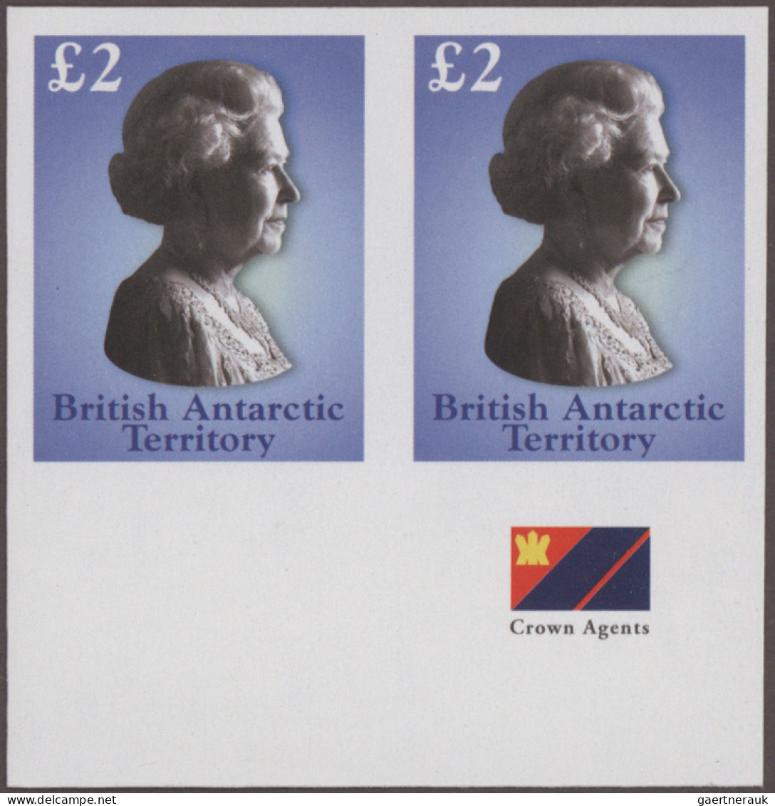 British Antarctica: 2002/2012. Collection Containing 1065 IMPERFORATE Stamps And - Ongebruikt