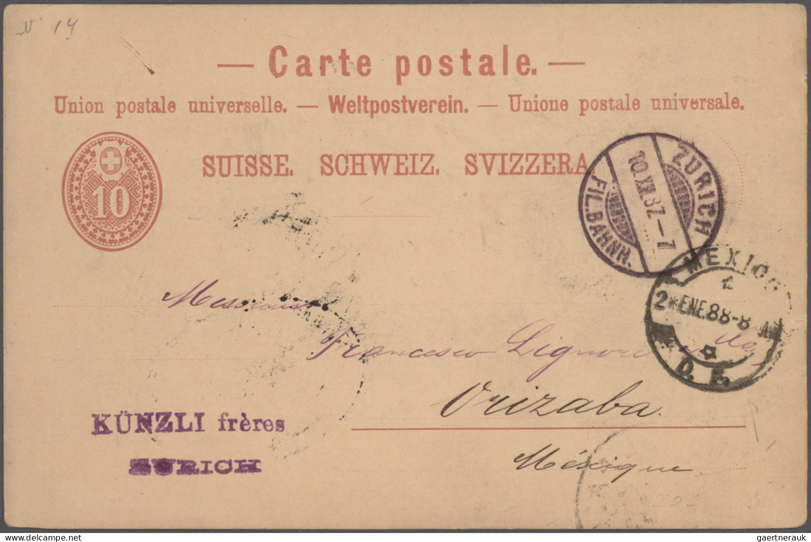 Schweiz: 1887/1975, Vielseitige Partie Von Ca. 110 Briefen Und Karten Mit Etlich - Collections