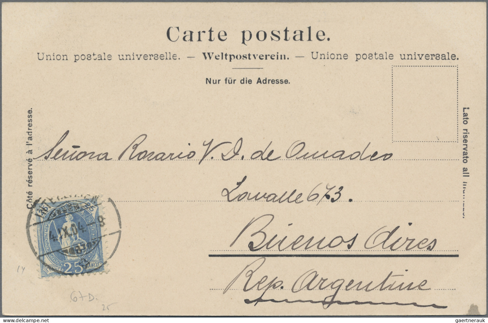 Schweiz: 1893/1960 Ca.: 38 Briefe, Postkarten, Ansichtskarten Und Ganzsachen, Me - Lotti/Collezioni