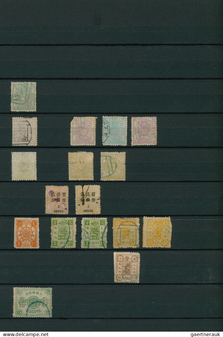 China: 1885/1949 (approx.), Collection In Thick Stockbook, Starting From Custom - 1912-1949 Republik