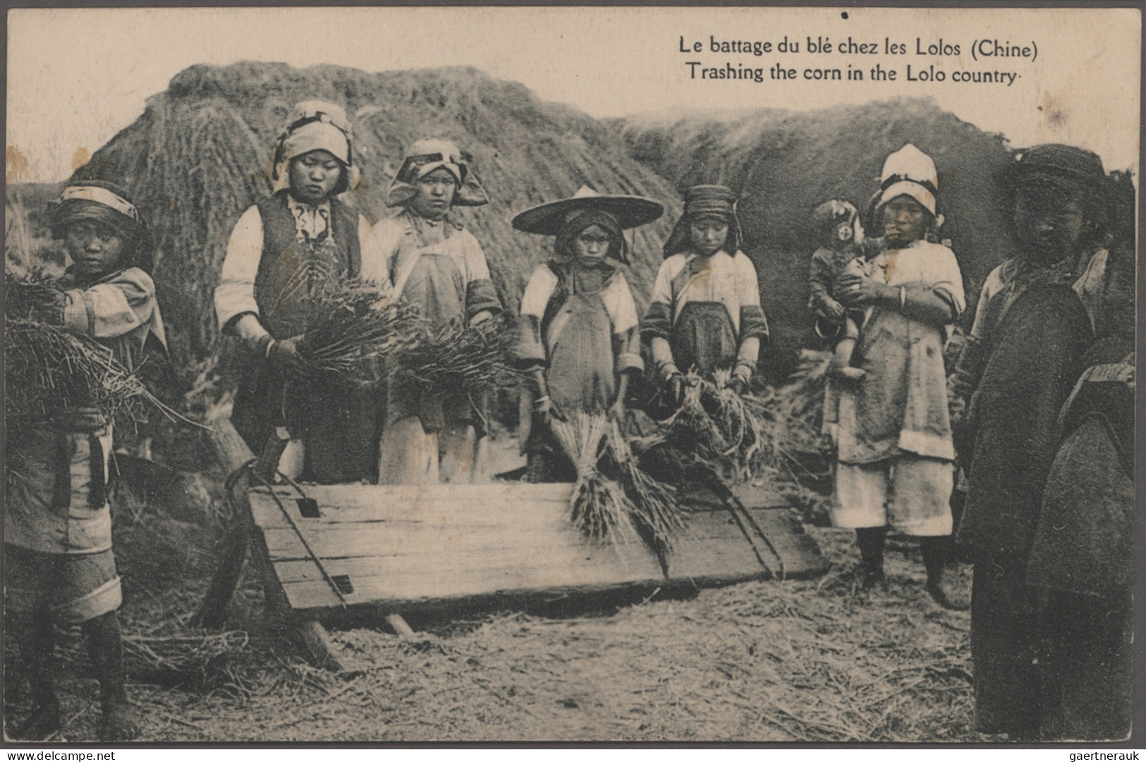 China: 1900/1925 (ca.), group of picture postcards (30), unused, cto used and re