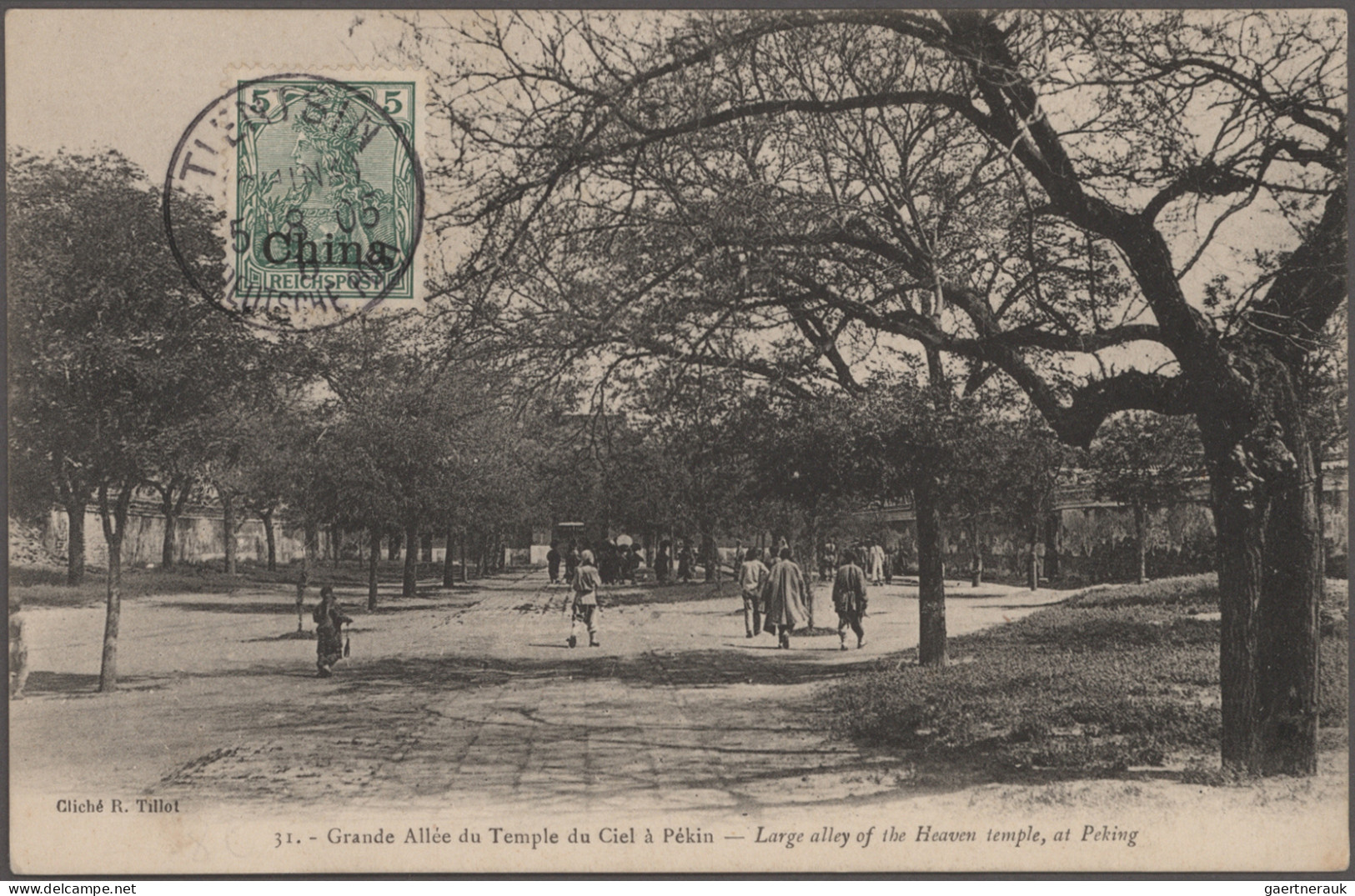 China: 1900/1925 (ca.), group of picture postcards (30), unused, cto used and re