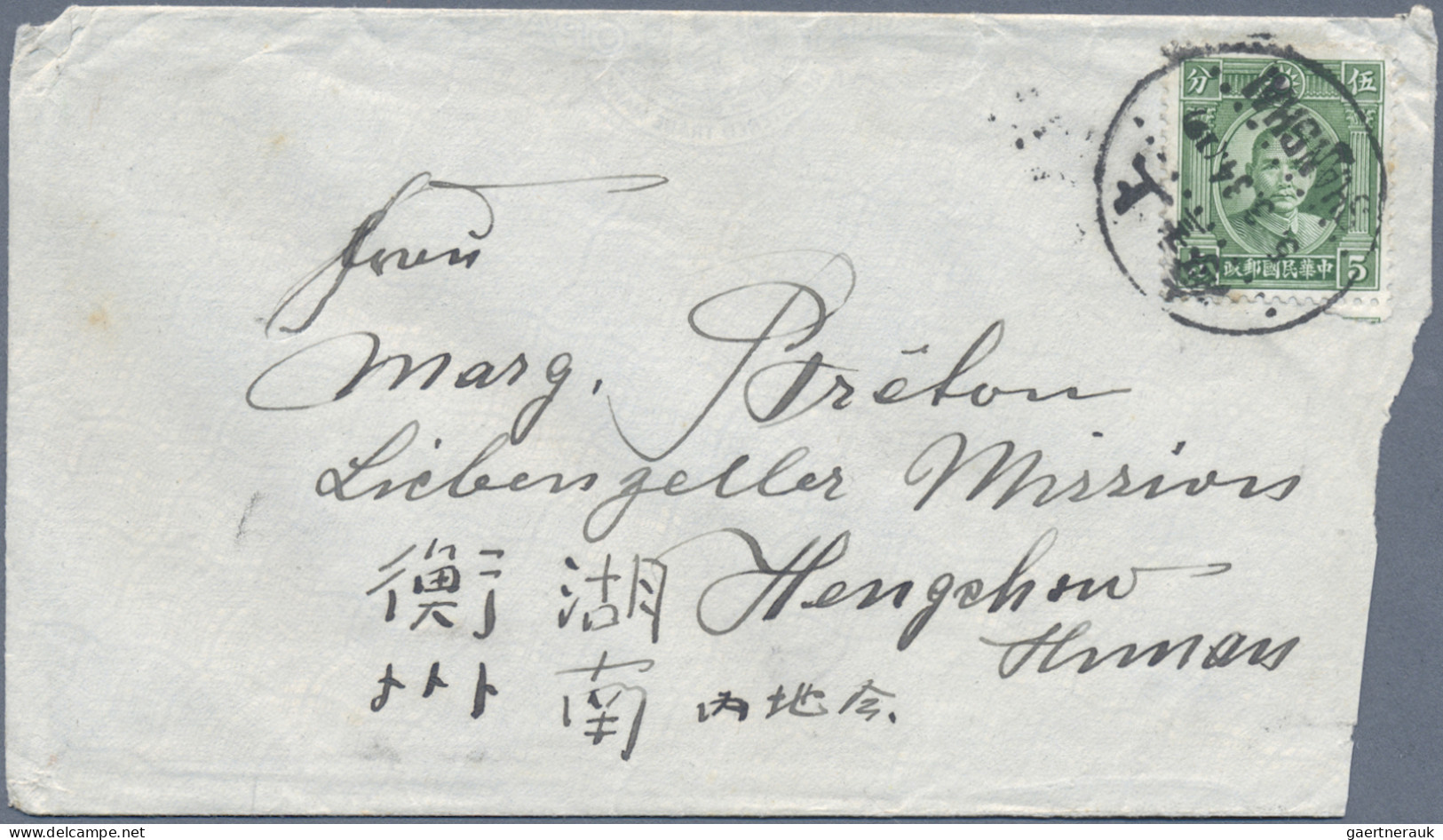 China: 1932/1938, covers (22) with SYS frankings inc. air mail and registration,